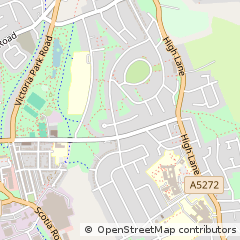 Map of Stoke-on-Trent, Staffordshire