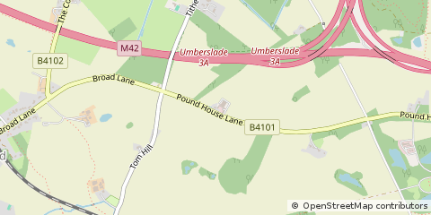 Map of Solihull, West Midlands