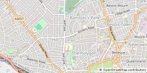 Map of Southampton