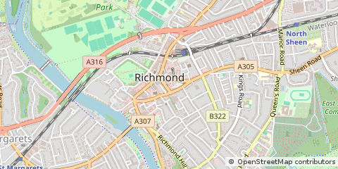 Map of Richmond, London