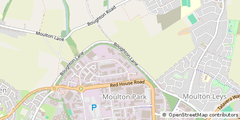 Map of Northampton