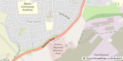 Map of Hartlepool, Cleveland