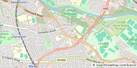 Map of Cardiff