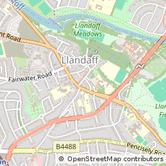 Map of Cardiff