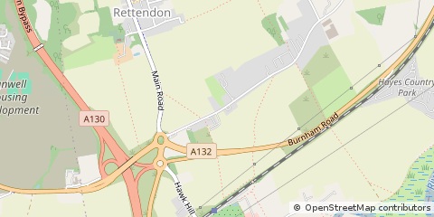 Map of Battlesbridge, Essex