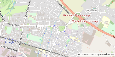 Map of Brough