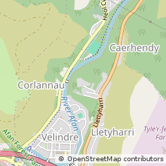 Map of PEN Y CAE, Port Talbot