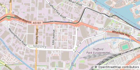Map of Manchester