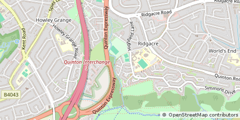 Map of Birmingham