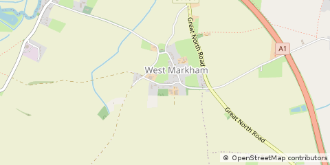 Map of Newark, Nottinghamshire
