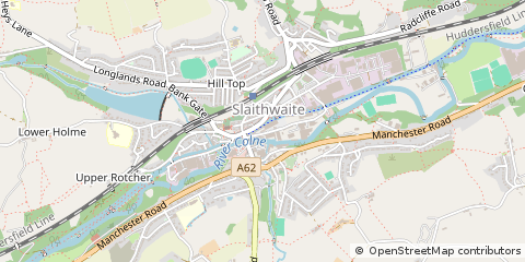 Map of Huddersfield