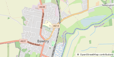 Map of Doncaster