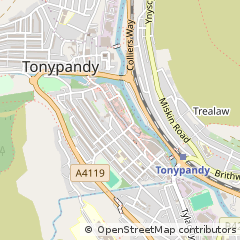 Map of Tonypandy