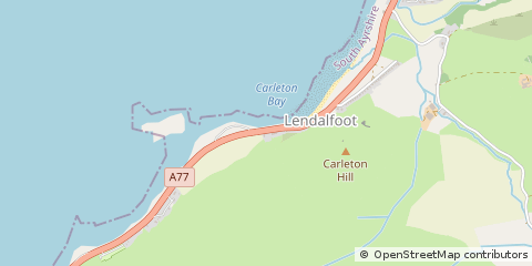 Map of Girvan