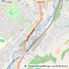 Map of Keighley, West Yorkshire