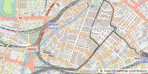 Map of Manchester