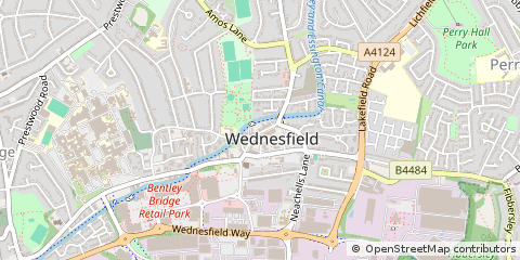 Map of West Midlands, Glamorgan