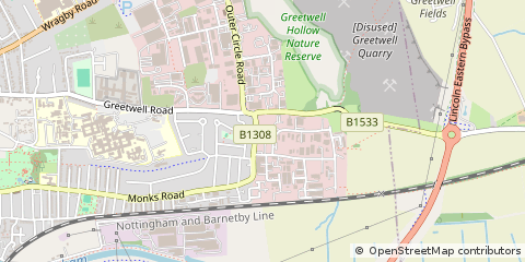 Map of Lincoln