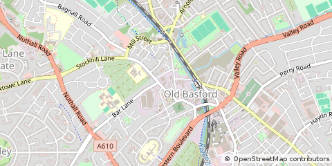 Map of Nottingham