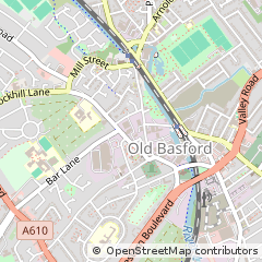 Map of Nottingham