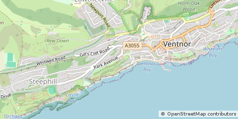 Map of Ventnor
