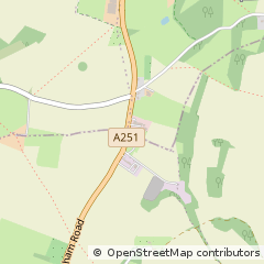 Map of Faversham, Kent