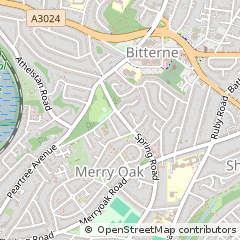 Map of Southampton, Hampshire