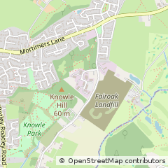 Map of Fair OAK, Hampshire