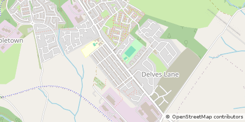 Map of Consett, County Durham