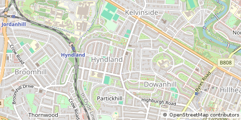 Map of Glasgow