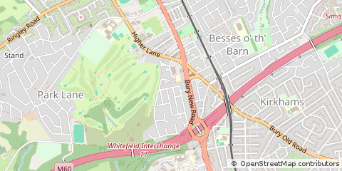 Map of Manchester