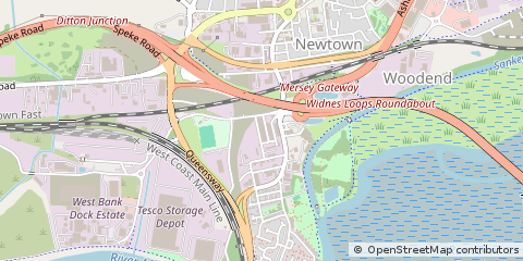 Map of Widnes