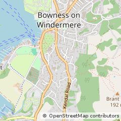 Map of Windermere, Cumbria