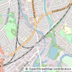Map of Kings Norton, Birmingham