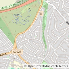 Map of Hove, East Sussex