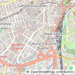 Map of Sheffield