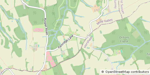 Map of Horsham