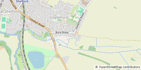 Map of Cambridge, Cambridgeshire