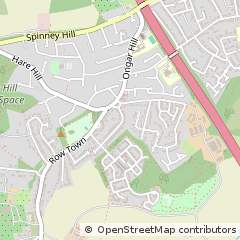 Map of Addlestone, Surrey