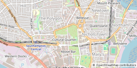Map of Southampton