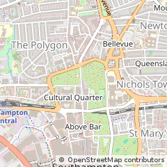 Map of Southampton