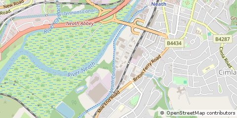 Map of Neath