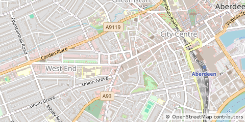 Map of Aberdeen