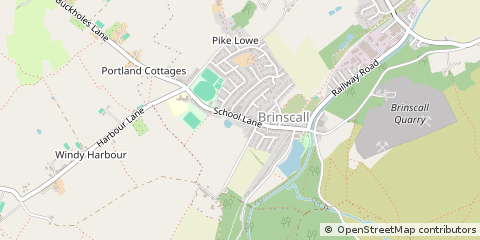 Map of Chorley, Lancashire
