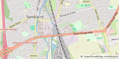 Map of Stapleford, Nottingham