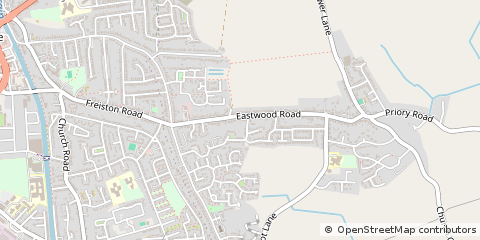 Map of Boston, Lincolnshire