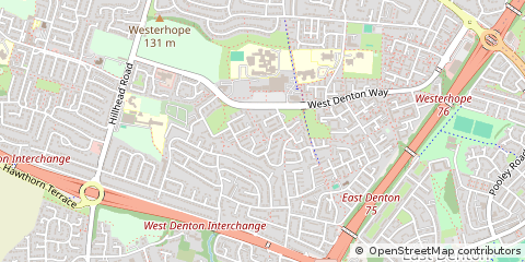 Map of Newcastle Upon Tyne