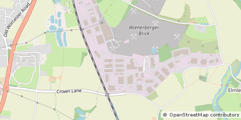 Map of Kidderminster, Worcestershire