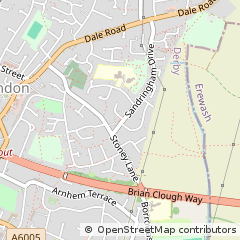 Map of Derby