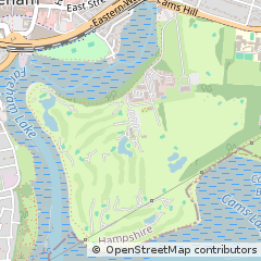Map of Fareham, Hamsphire